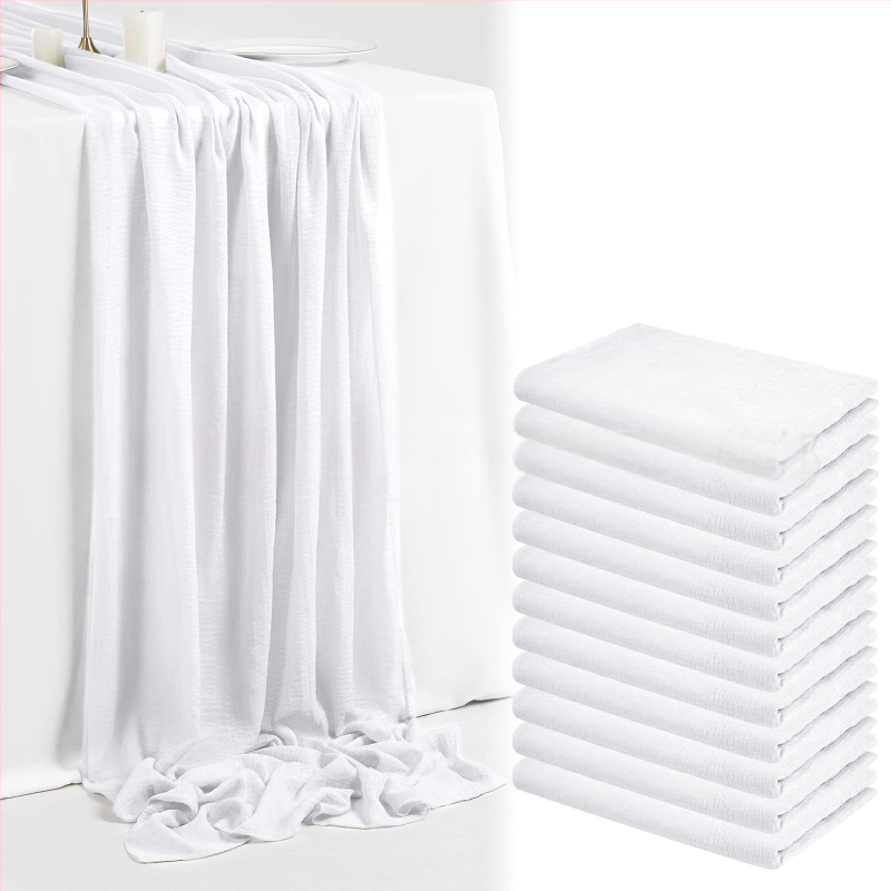 Пътека за маса в скандинавски стил, 100% полиестер, солиден модел, подходяща за домашно използване и декорация на събития