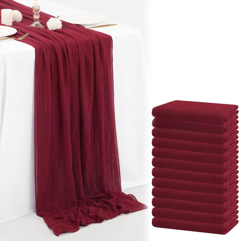 Пътека за маса в скандинавски стил, 100% полиестер, солиден модел, подходяща за домашно използване и декорация на събития