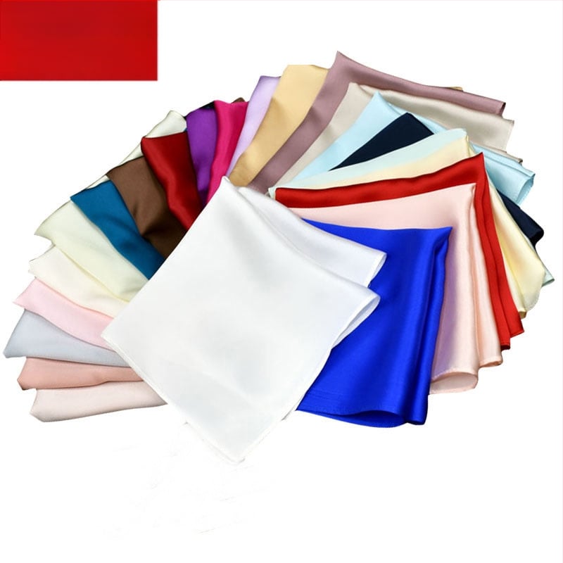 Μαντήλι τσέπης από μεταξωτή μουριά, unisex, ενήλικες