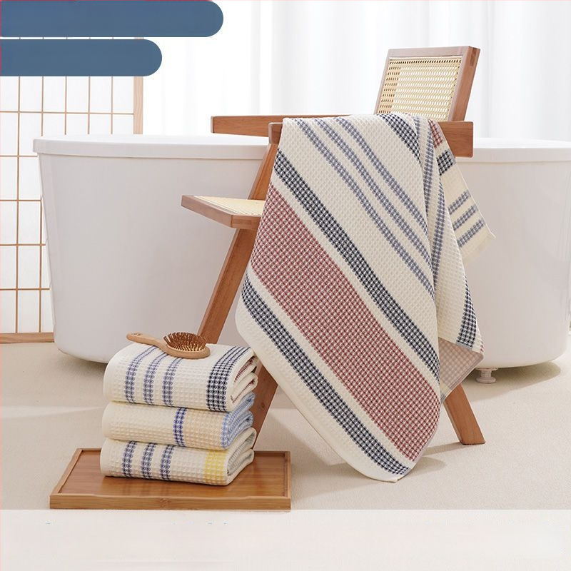 Βαμβακερή γάζα πετσέτα μπάνιου, μαλακή, απορροφητική, χωρίς νήματα, τετράγωνη, 150D Jacquard, κατάλληλη για ενήλικες και νεογνά