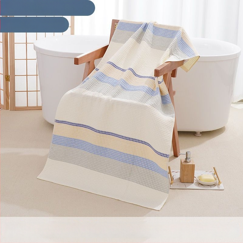 Βαμβακερή γάζα πετσέτα μπάνιου, μαλακή, απορροφητική, χωρίς νήματα, τετράγωνη, 150D Jacquard, κατάλληλη για ενήλικες και νεογνά