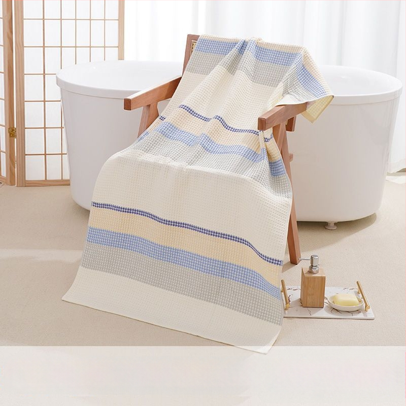 Βαμβακερή γάζα πετσέτα μπάνιου, μαλακή, απορροφητική, χωρίς νήματα, τετράγωνη, 150D Jacquard, κατάλληλη για ενήλικες και νεογνά