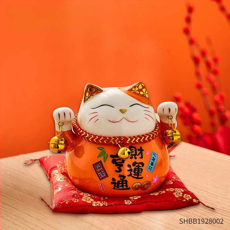 Katės figūrėlė – taupyklė, namų ir biuro interjerui, universalus stilius, gimtadienio dovana