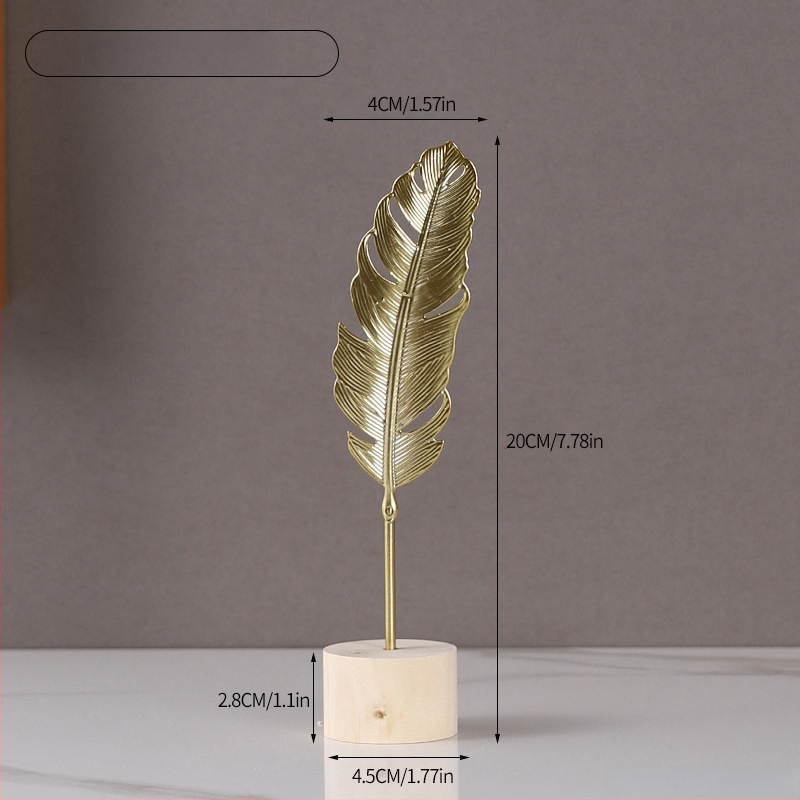 Lapo formos skulptūra su medine baze, geležies meno elementai, šviesus prabanga stilius, biurui ir namų interjerui.