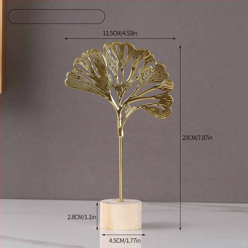 Lapo formos skulptūra su medine baze, geležies meno elementai, šviesus prabanga stilius, biurui ir namų interjerui.