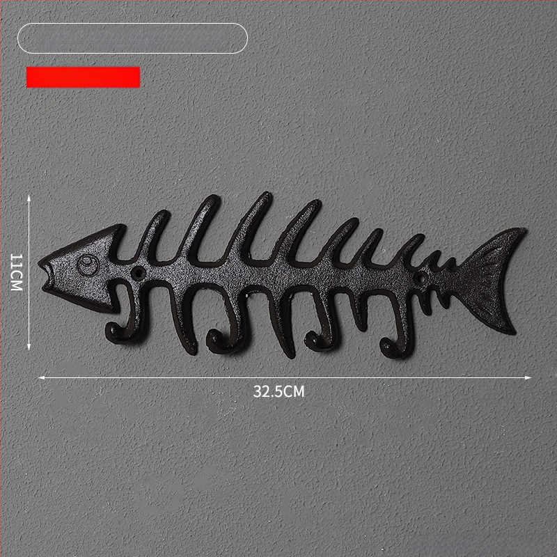 Kalapács alakú falidísz öntöttvasból, beltéri dekoráció