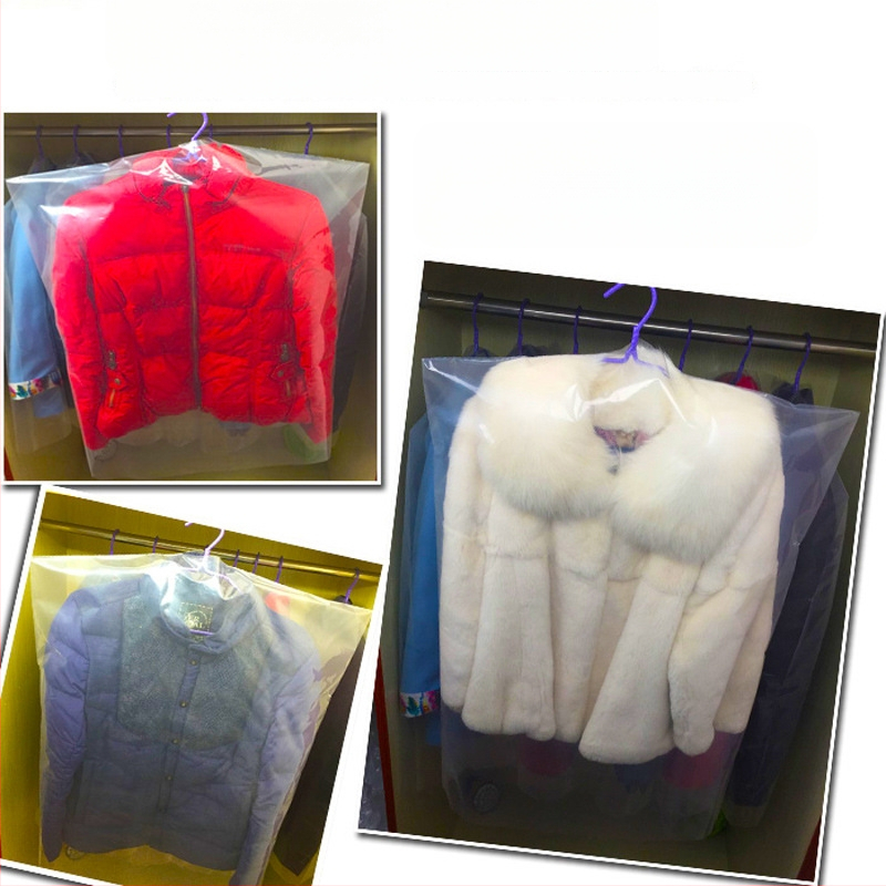 Κάλυμμα ρούχων κατά της σκόνης – διαφανές, μιας χρήσης, ενισχυμένο, με δυνατότητα κρεμάσματος για οικιακή χρήση