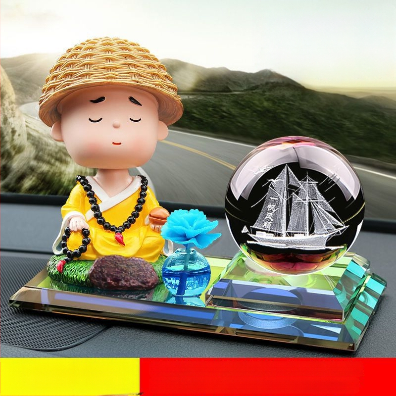 Automašīnas iekšējā dekora ar saules enerģiju darbināmo kustīgu ziedu aromterapijai, metāla konstrukcija, piemērots biznesa dāvanām