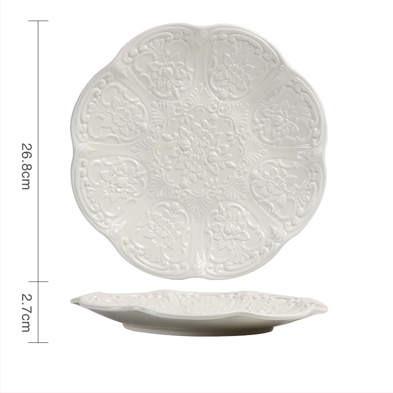 Κεραμικό σετ φλυτζανιών καφέ και πιάτων, σε νορδικό στυλ, μοντέλο 789-098, 0.5 kg, μονή συσκευασία