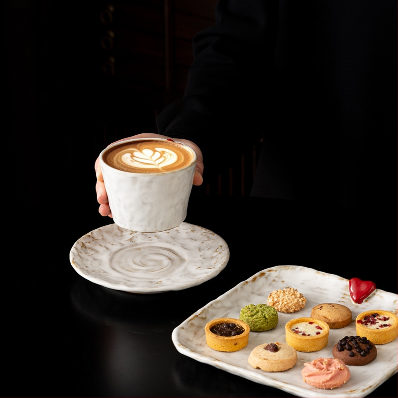 Κούπα καφέ – Χειροποίητη κεραμική κούπα λατέ αρτ, Wubentang, διαθέσιμη προσαρμογή, συσκευασία δώρου