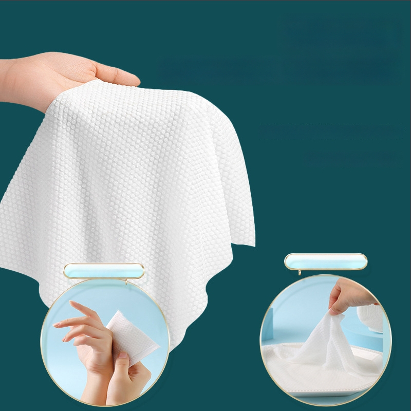 Μίας χρήσης πετσέτα καθαρισμού προσώπου, επιπλέον χοντρή, ίνες βισκόζης, απλό ύφανση, για τον καθαρισμό και την αφαίρεση μακιγιάζ