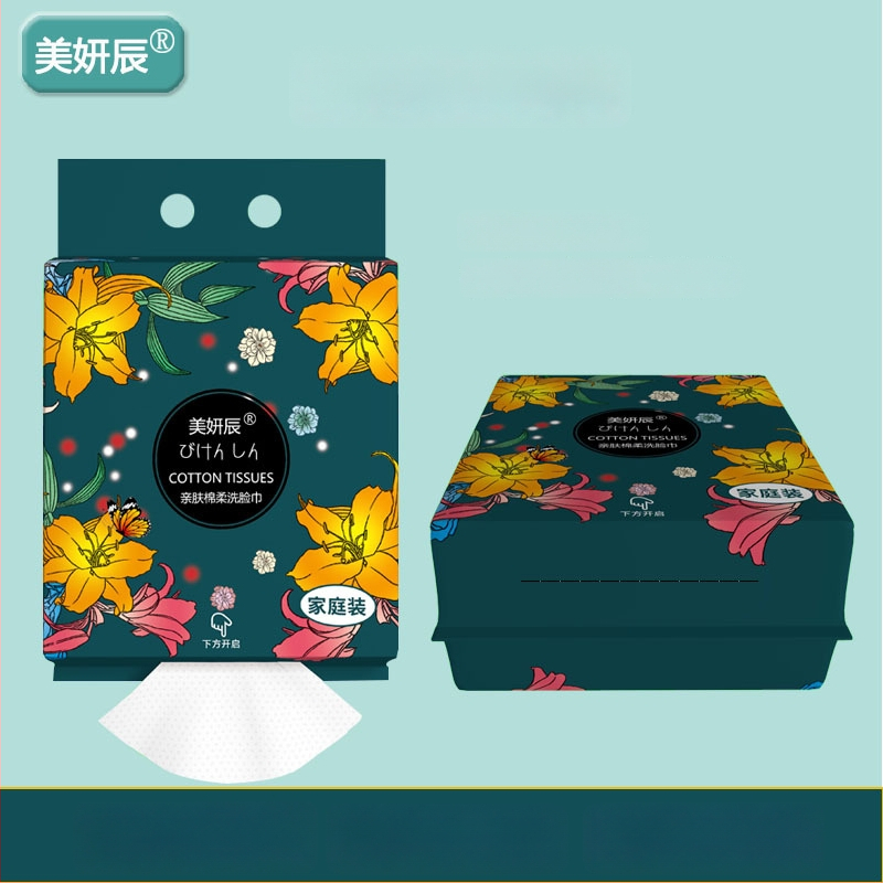 Μίας χρήσης πετσέτα καθαρισμού προσώπου, επιπλέον χοντρή, ίνες βισκόζης, απλό ύφανση, για τον καθαρισμό και την αφαίρεση μακιγιάζ