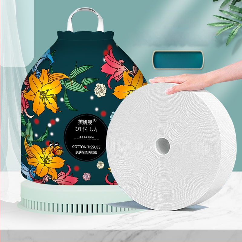 Μίας χρήσης πετσέτα καθαρισμού προσώπου, επιπλέον χοντρή, ίνες βισκόζης, απλό ύφανση, για τον καθαρισμό και την αφαίρεση μακιγιάζ