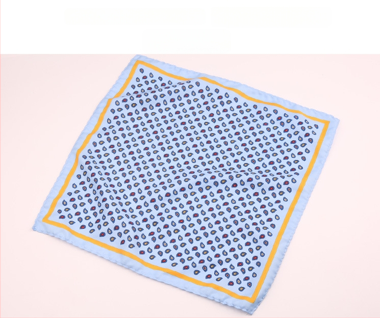 Μαντήλι τσέπης για άνδρες | Πολυεστερικό νήμα | Λουλουδάτο μοτίβο | Χαλαρό στυλ