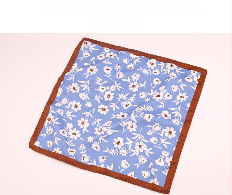 Μαντήλι τσέπης για άνδρες | Πολυεστερικό νήμα | Λουλουδάτο μοτίβο | Χαλαρό στυλ