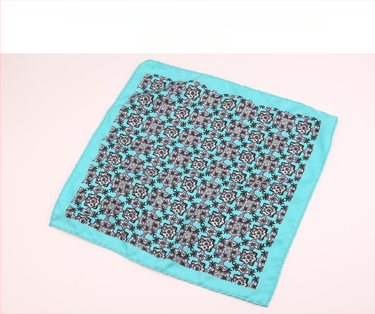 Μαντήλι τσέπης για άνδρες | Πολυεστερικό νήμα | Λουλουδάτο μοτίβο | Χαλαρό στυλ