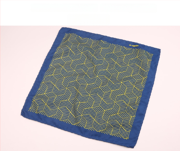 Μαντήλι τσέπης για άνδρες | Πολυεστερικό νήμα | Λουλουδάτο μοτίβο | Χαλαρό στυλ