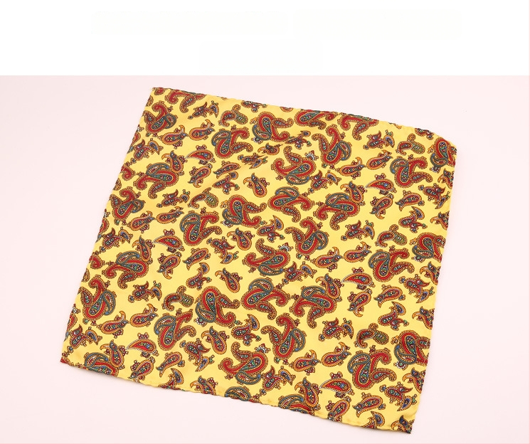 Μαντήλι τσέπης για άνδρες | Πολυεστερικό νήμα | Λουλουδάτο μοτίβο | Χαλαρό στυλ