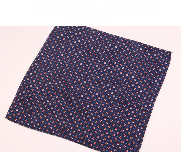 Μαντήλι τσέπης για άνδρες | Πολυεστερικό νήμα | Λουλουδάτο μοτίβο | Χαλαρό στυλ