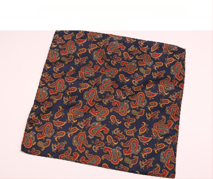 Μαντήλι τσέπης για άνδρες | Πολυεστερικό νήμα | Λουλουδάτο μοτίβο | Χαλαρό στυλ