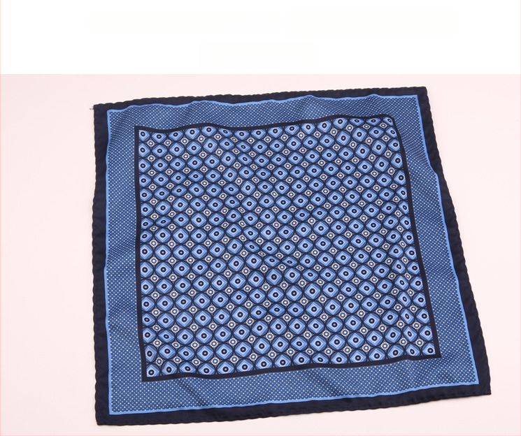 Μαντήλι τσέπης για άνδρες | Πολυεστερικό νήμα | Λουλουδάτο μοτίβο | Χαλαρό στυλ