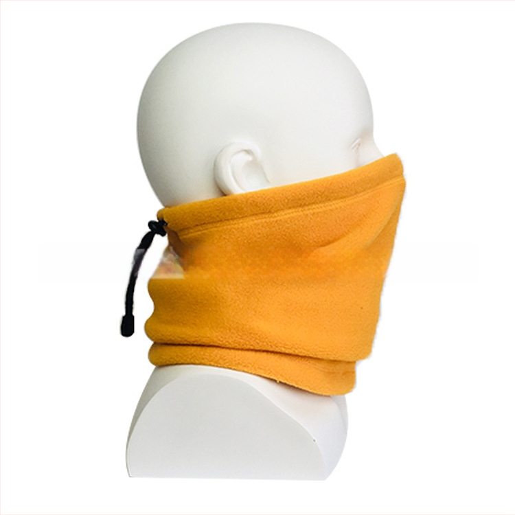 Κουκούλα-μάσκα προσώπου από πολάρ φλίς, με ρυθμιζόμενο κορδόνι, κατάλληλη για εξωτερικά χειμερινά αθλήματα