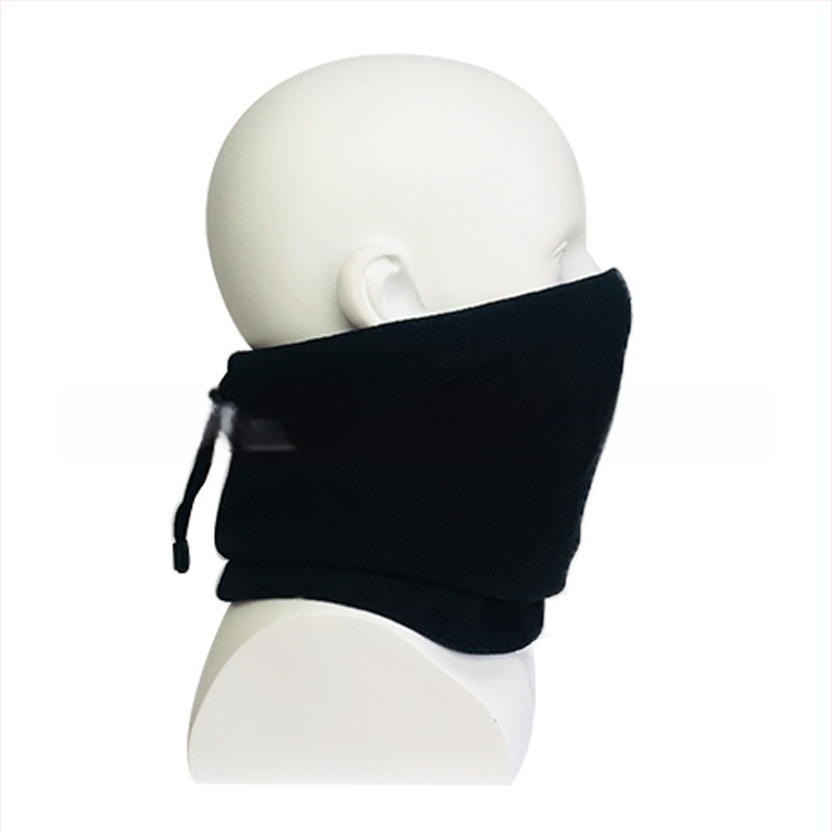 Κουκούλα-μάσκα προσώπου από πολάρ φλίς, με ρυθμιζόμενο κορδόνι, κατάλληλη για εξωτερικά χειμερινά αθλήματα