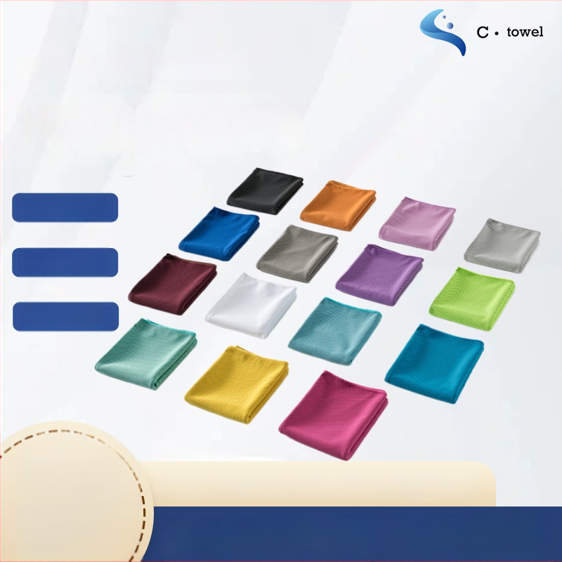 Προσαρμοσμένη υπαίθρια αθλητική πετσέτα, πολυεστέρας, 80 g, γρήγορο στέγνωμα και ψύξη, με δυνατότητα εκτύπωσης λογότυπου