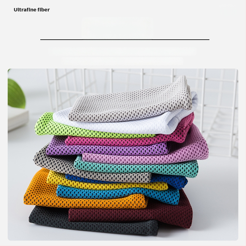 Προσαρμοσμένη υπαίθρια αθλητική πετσέτα, πολυεστέρας, 80 g, γρήγορο στέγνωμα και ψύξη, με δυνατότητα εκτύπωσης λογότυπου