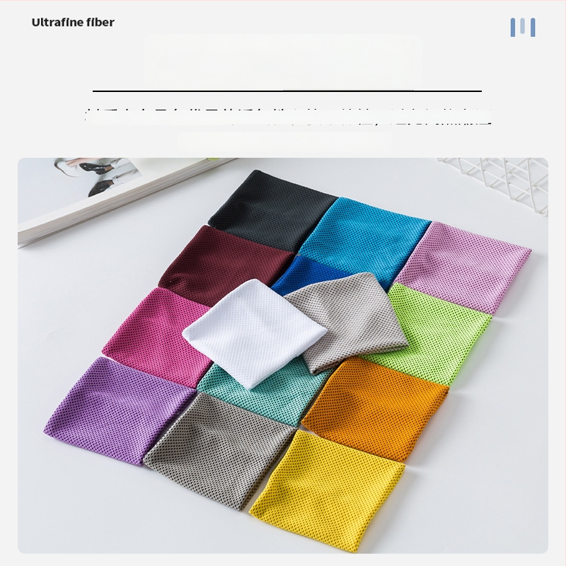 Προσαρμοσμένη υπαίθρια αθλητική πετσέτα, πολυεστέρας, 80 g, γρήγορο στέγνωμα και ψύξη, με δυνατότητα εκτύπωσης λογότυπου