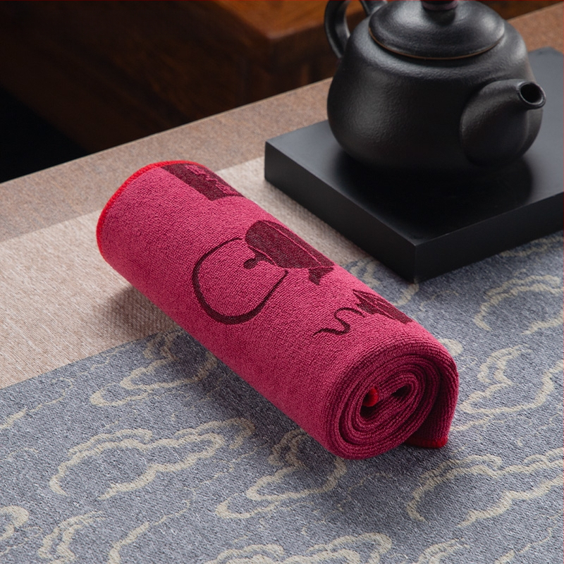 Πετσέτα για τσάι με μοτίβο από μεταξωτό λουλούδι, στυλ Τζιανσουάι, γενικού τύπου, ποιότητα πρώτης κατηγορίας