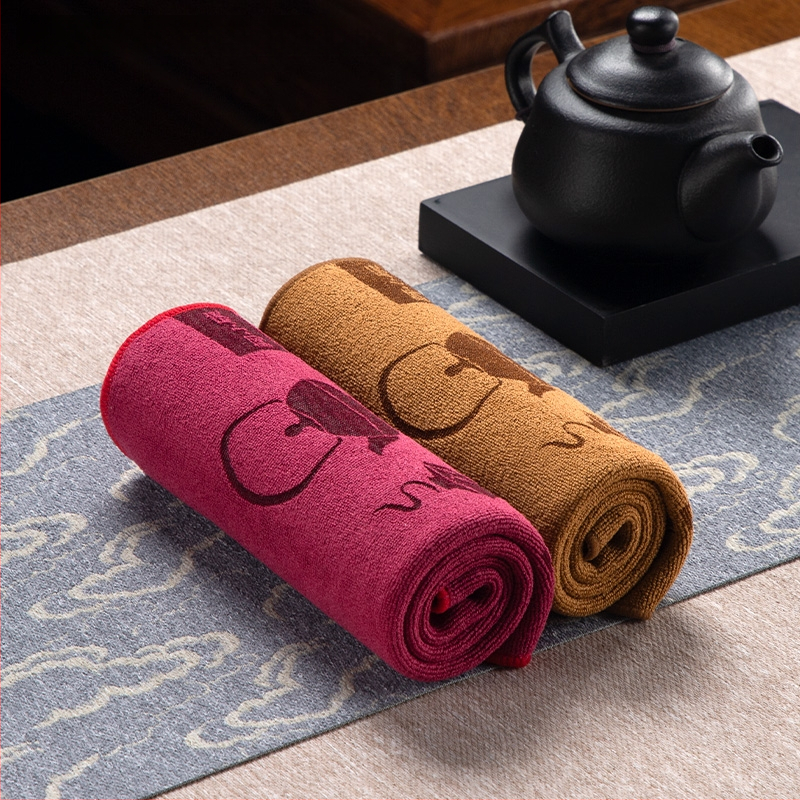 Πετσέτα για τσάι με μοτίβο από μεταξωτό λουλούδι, στυλ Τζιανσουάι, γενικού τύπου, ποιότητα πρώτης κατηγορίας