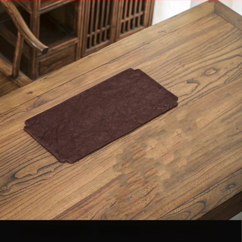 Флаг за маса, ленен плат (80% лен, 20% ацетатни влакна), едноцветен модел, стил Нов Китайски стил