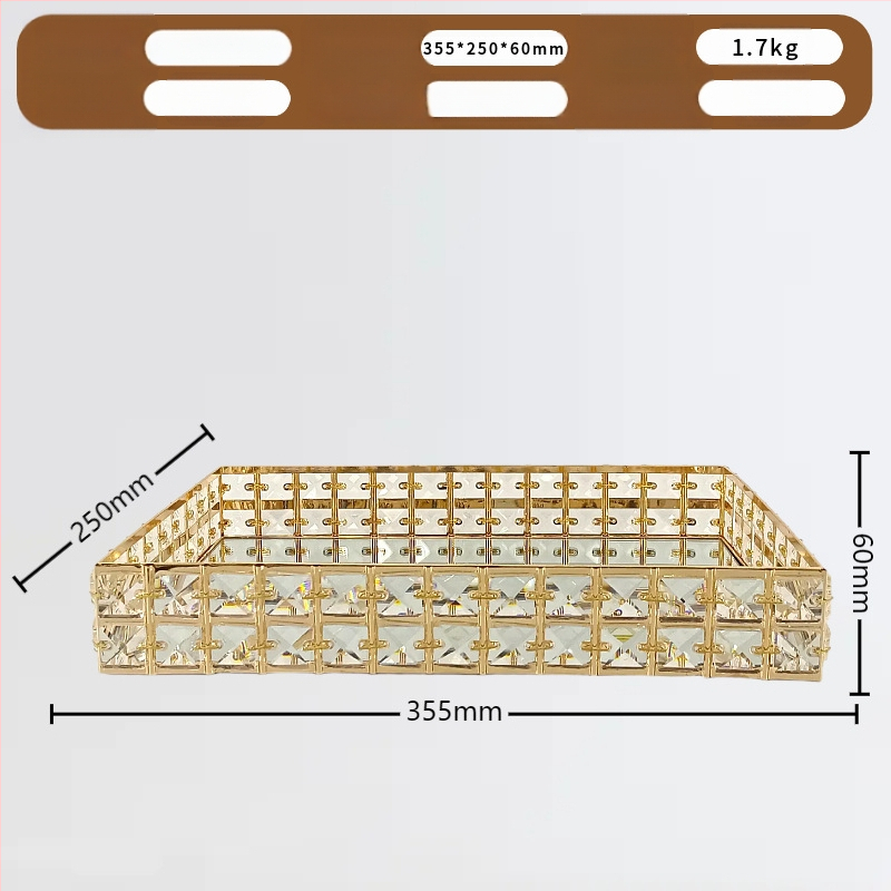 Стъклена чиния за плодове в стил лайт лукс ретро, пускане през зимата 2024, лицензионна частна марка