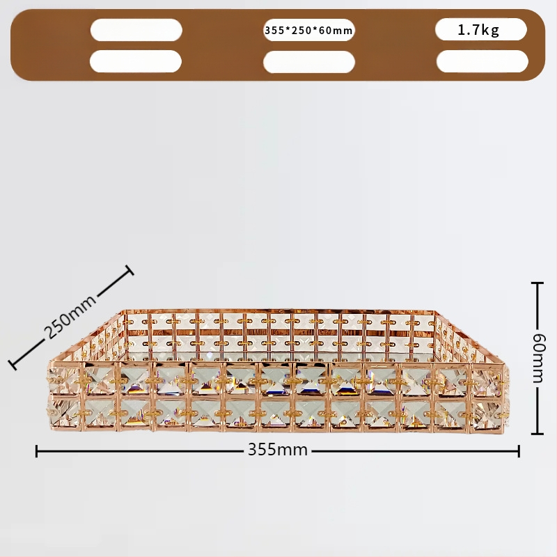 Стъклена чиния за плодове в стил лайт лукс ретро, пускане през зимата 2024, лицензионна частна марка
