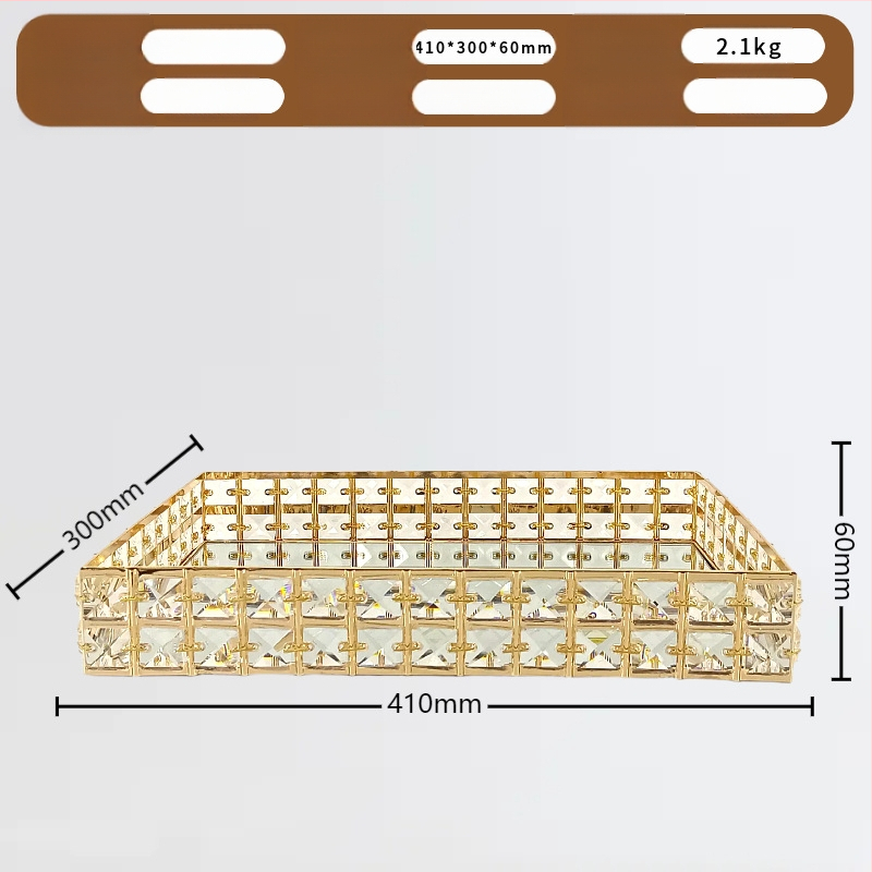 Стъклена чиния за плодове в стил лайт лукс ретро, пускане през зимата 2024, лицензионна частна марка