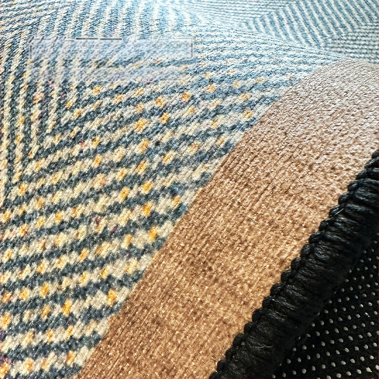 Японски стил кухненска подложка за пода - полиестерни влакна, квадратна форма, отпечатана, пране