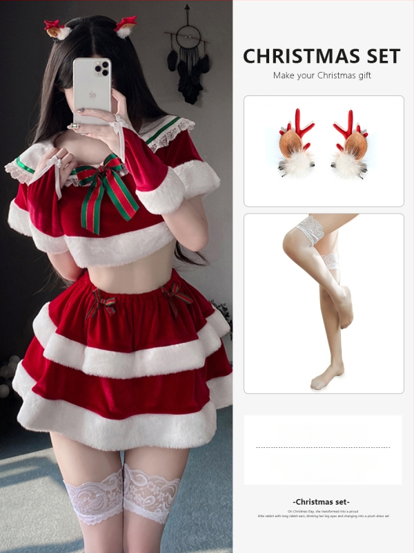 Cosplay kostīms - truša meitene / briežu tēma, samta audums, poliesters 95%+, zīmols Illusion, Ziemas 2023, spēļu un anime lomu spēlēm