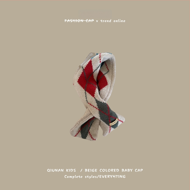 Φουλάρι, πλεκτό ζακάρ, χειμώνας/φθινόπωρο, ασύμμετρο σχήμα, ιαπωνοκορεατικό στυλ