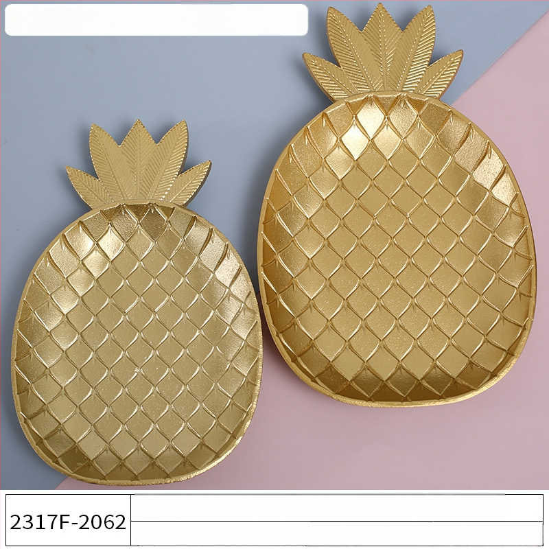 Двуслойна метална плодова чиния за дневна стая, масичка за кафе, поднос за закуски и бонбони