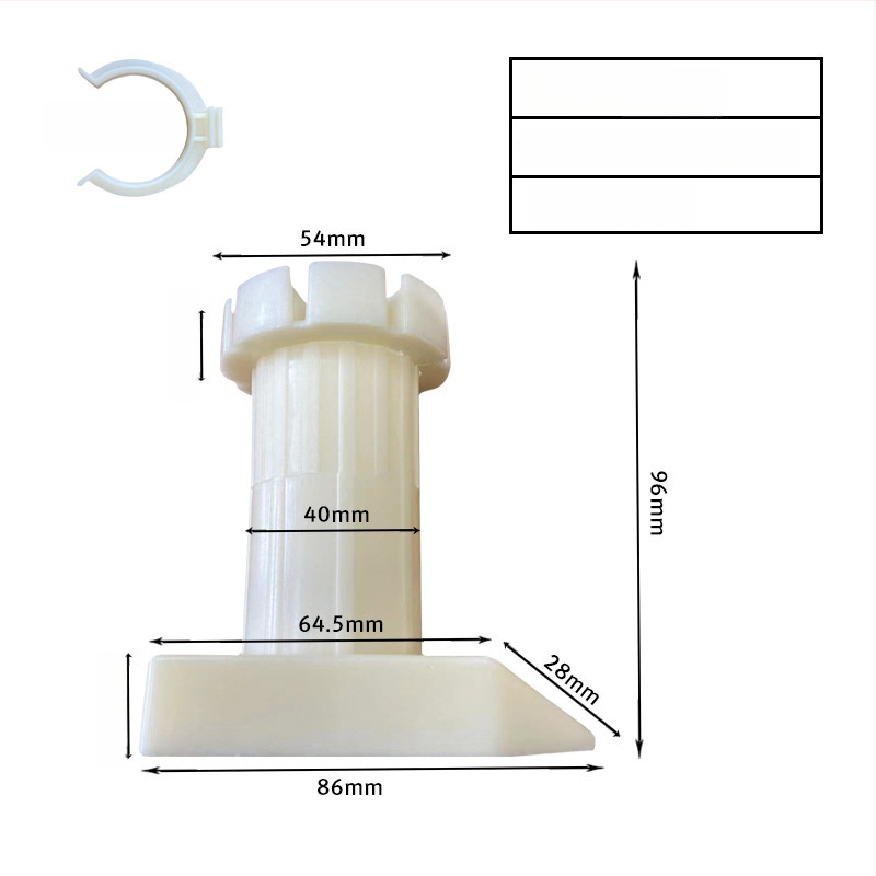 Regulējamas skapja kājiņas, ABS plastmasa, smagā slodze, mēbelēm
