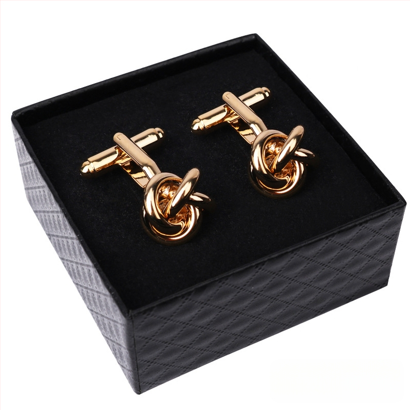 Κουμπιά μανικετόκουμπα (κράμα, απλό ανδρικό στυλ, γεωμετρικός σχεδιασμός, ηλεκτροπλατίωση)