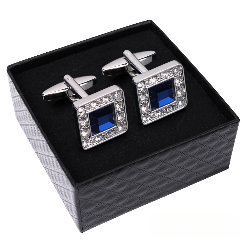 Κουμπιά μανικετόκουμπα (κράμα, απλό ανδρικό στυλ, γεωμετρικός σχεδιασμός, ηλεκτροπλατίωση)