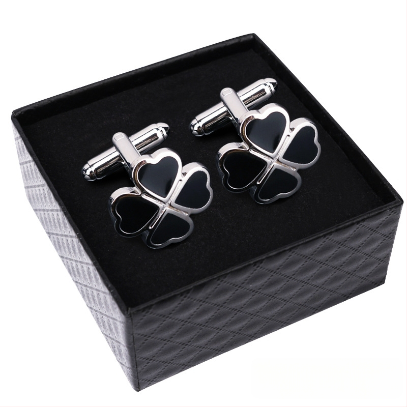 Κουμπιά μανικετόκουμπα (κράμα, απλό ανδρικό στυλ, γεωμετρικός σχεδιασμός, ηλεκτροπλατίωση)