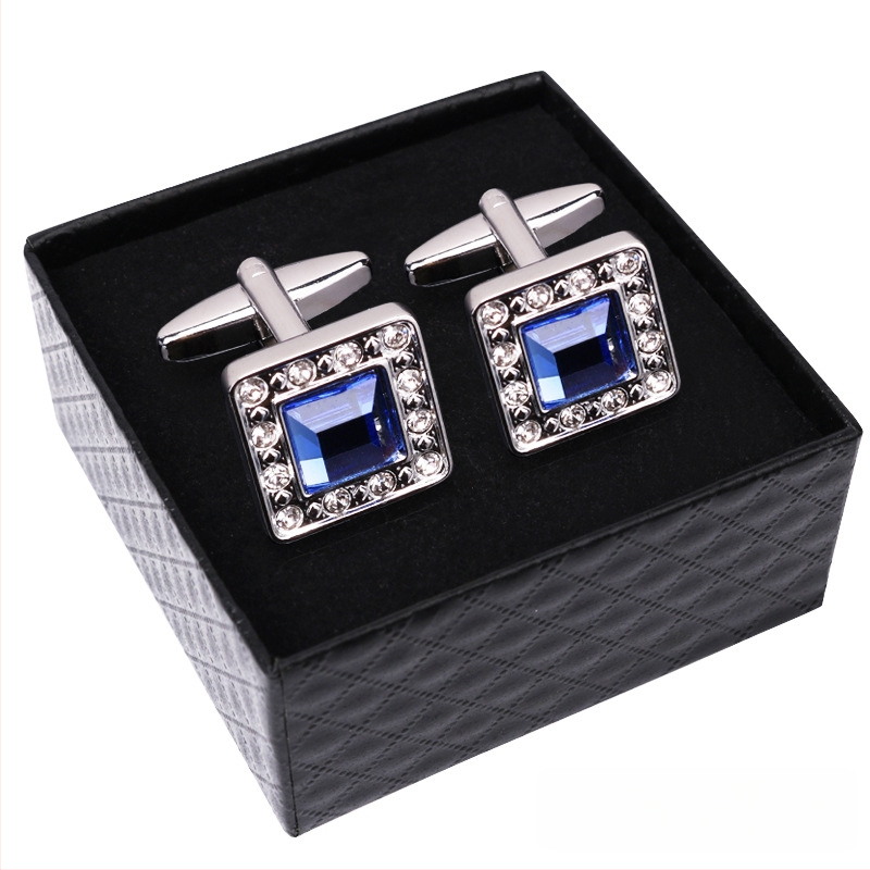 Κουμπιά μανικετόκουμπα (κράμα, απλό ανδρικό στυλ, γεωμετρικός σχεδιασμός, ηλεκτροπλατίωση)