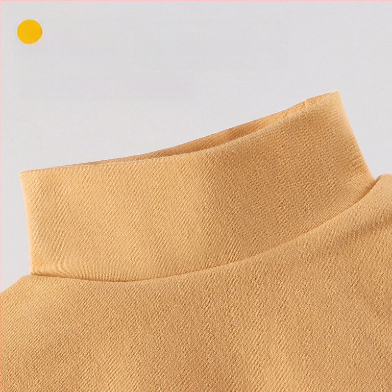 Παιδικό κασκόλ με μισό-υψωμένο γιακά, βαμβακερό, μονόχρωμο σχέδιο, unisex, φθινοπωρινό-χειμερινό