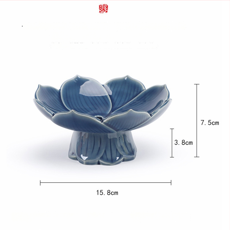 Порцеланова плодова чиния в новокитайски стил — марка Autumn Leaves Fall, високо качество