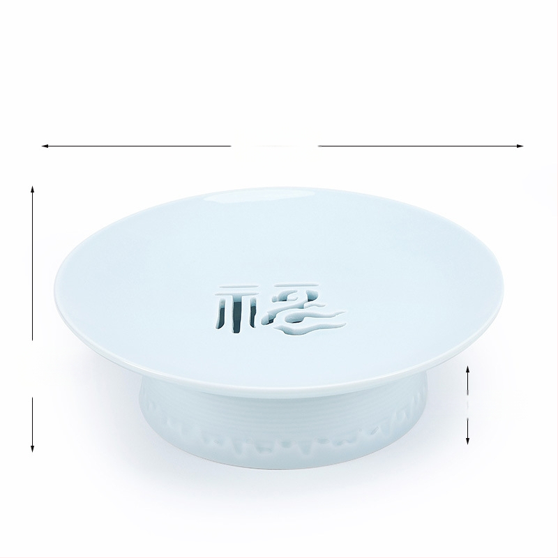 Порцеланова плодова чиния в новокитайски стил — марка Autumn Leaves Fall, високо качество