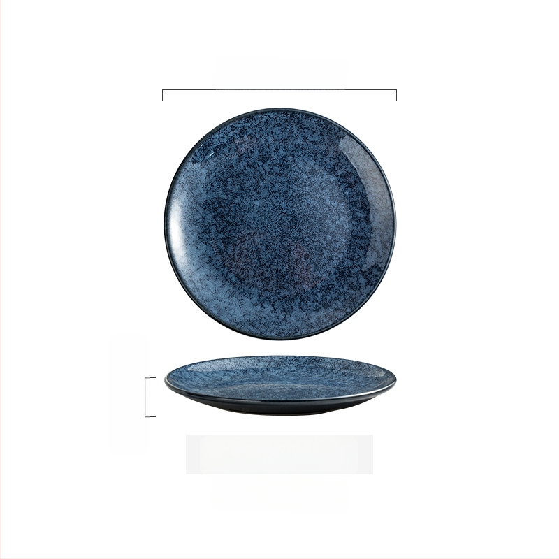 Keramičke kružne tanjure – jednostavan stil, kružni oblik, za posluživanje deserta i torti