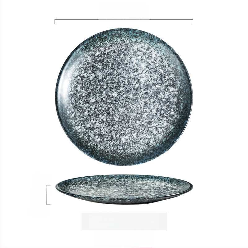 Keramičke kružne tanjure – jednostavan stil, kružni oblik, za posluživanje deserta i torti